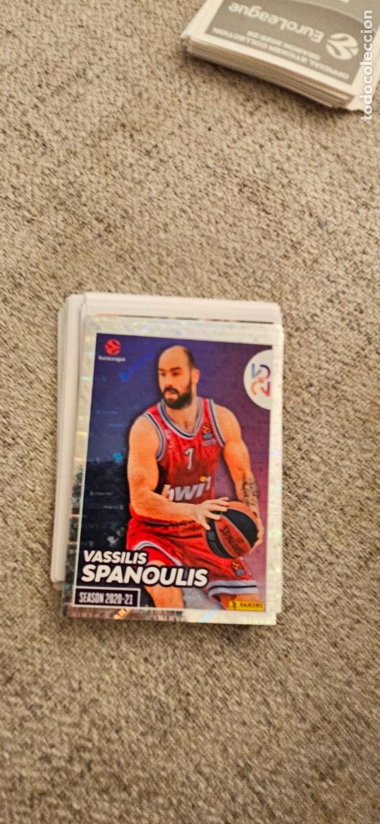 Football Stickers: spanoulis 403 euroliga 2025 2026 25 26 euroleague trading card