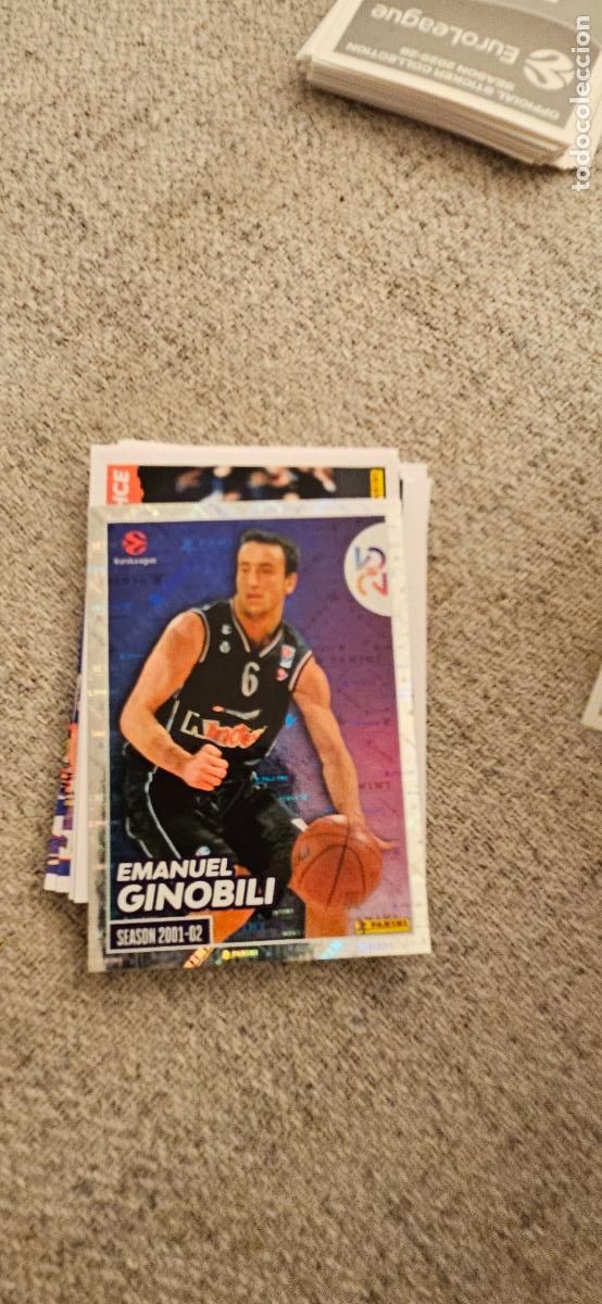 Football Stickers: 421 ginobili euroliga 2025 2026 25 26 euroleague trading card