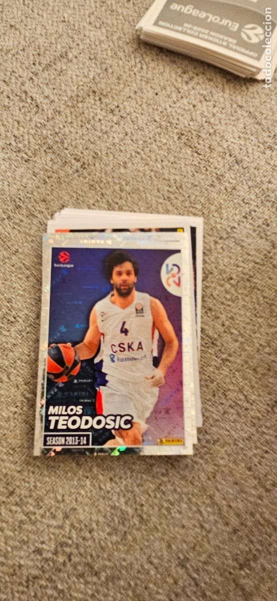 Cromos de F&uacute;tbol: 411 teodosic euroliga 2025 2026 25 26 euroleague trading card