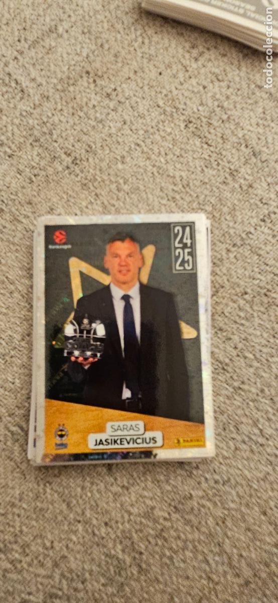 Cromos de F&uacute;tbol: jasikevicius 399 euroliga 2025 2026 25 26 euroleague trading card