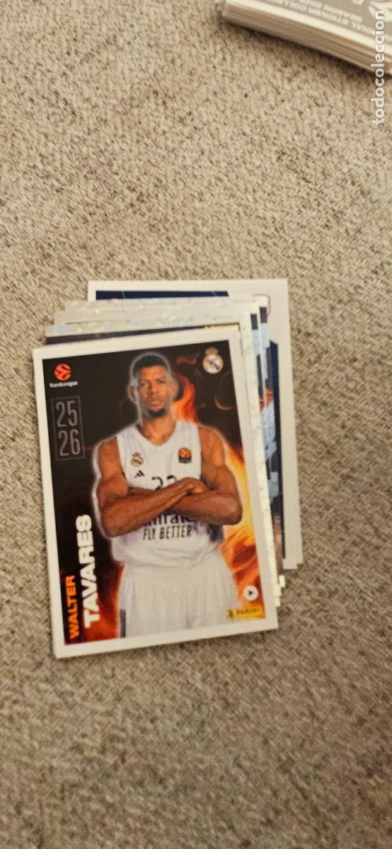 Cromos de F&uacute;tbol: 20 tavares real madrid euroliga 2025 2026 25 26 euroleague trading card