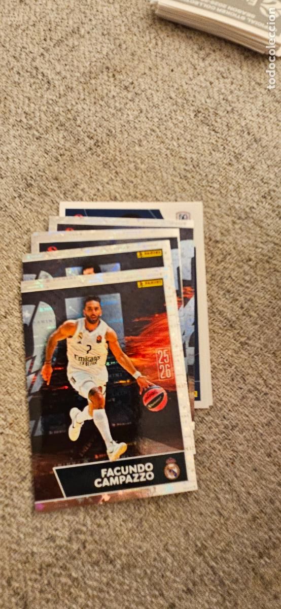 Cromos de F&uacute;tbol: 25 campazzo real madrid euroliga 2025 2026 25 26 euroleague trading card