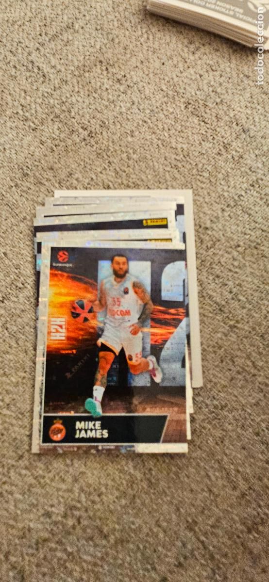 Cromos de Futebol: 24 mike james monaco euroliga 2025 2026 25 26 euroleague trading card