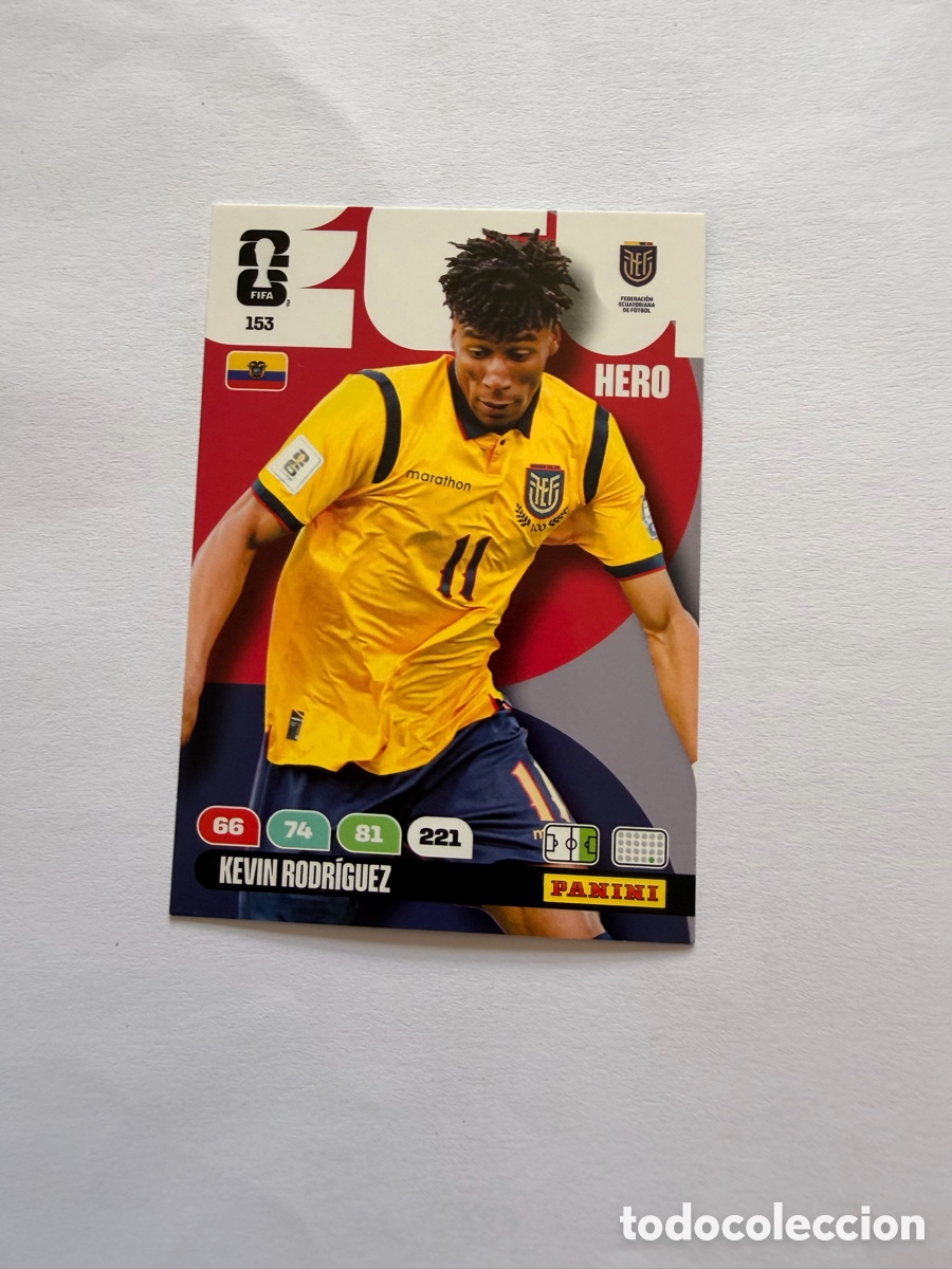 Cromos de Futebol: Kevin Rodr&iacute;guez (153) - ECUADOR