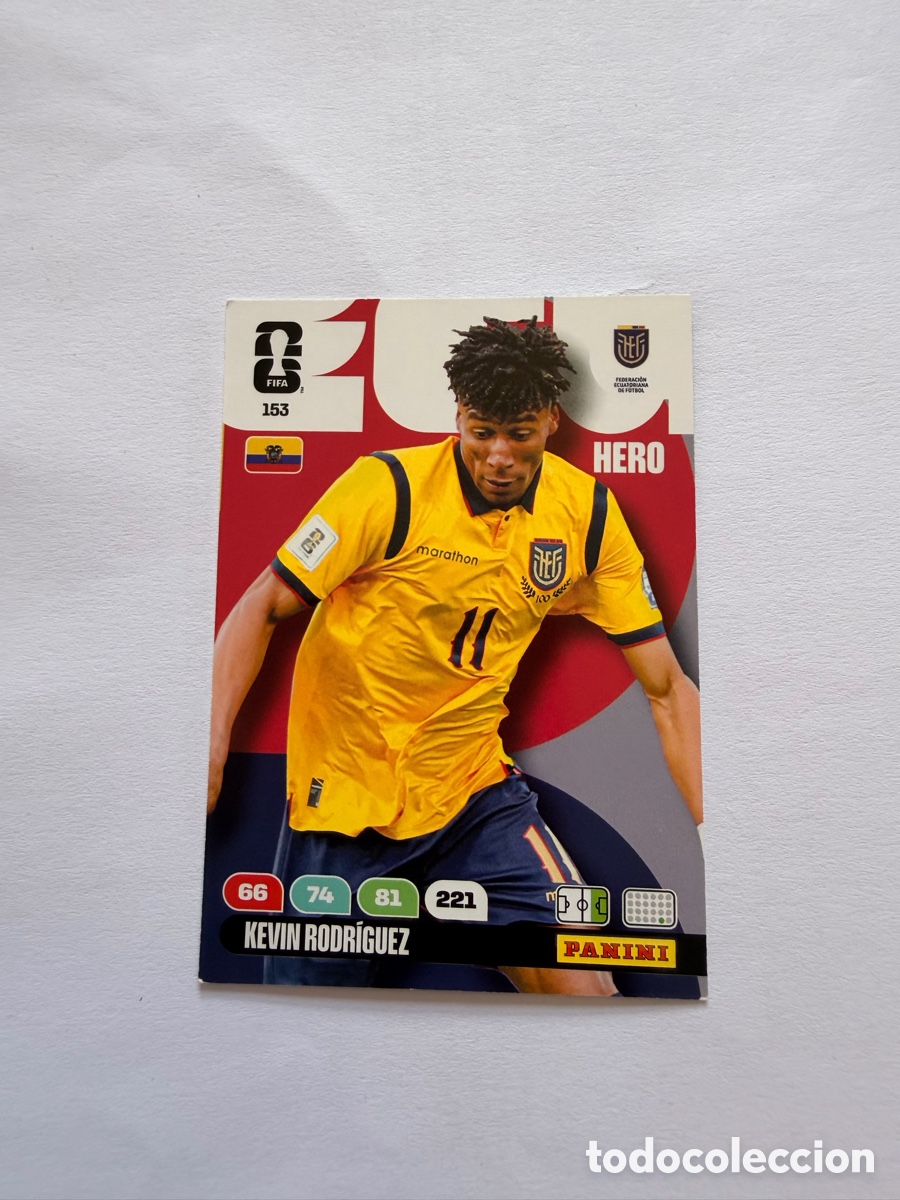 Cromos de Futebol: Kevin Rodr&iacute;guez (153) - ECUADOR