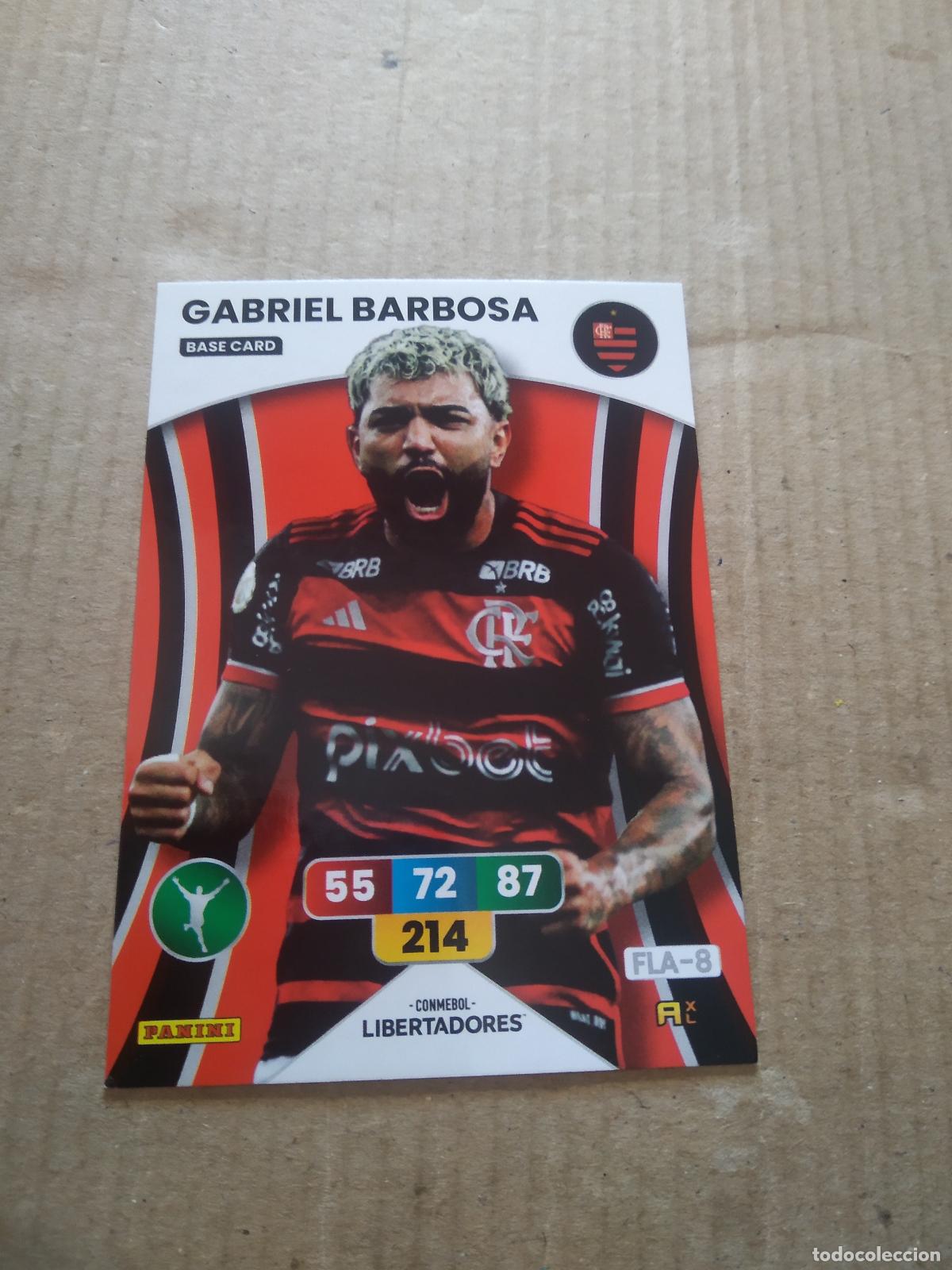 Cromos de Futebol: GABRIEL BARBOSA FLAMENGO CROMO FUTBOL PANINI ADRENALYN CONMEBOL LIBERTADORES SUDAMERICANA 2024