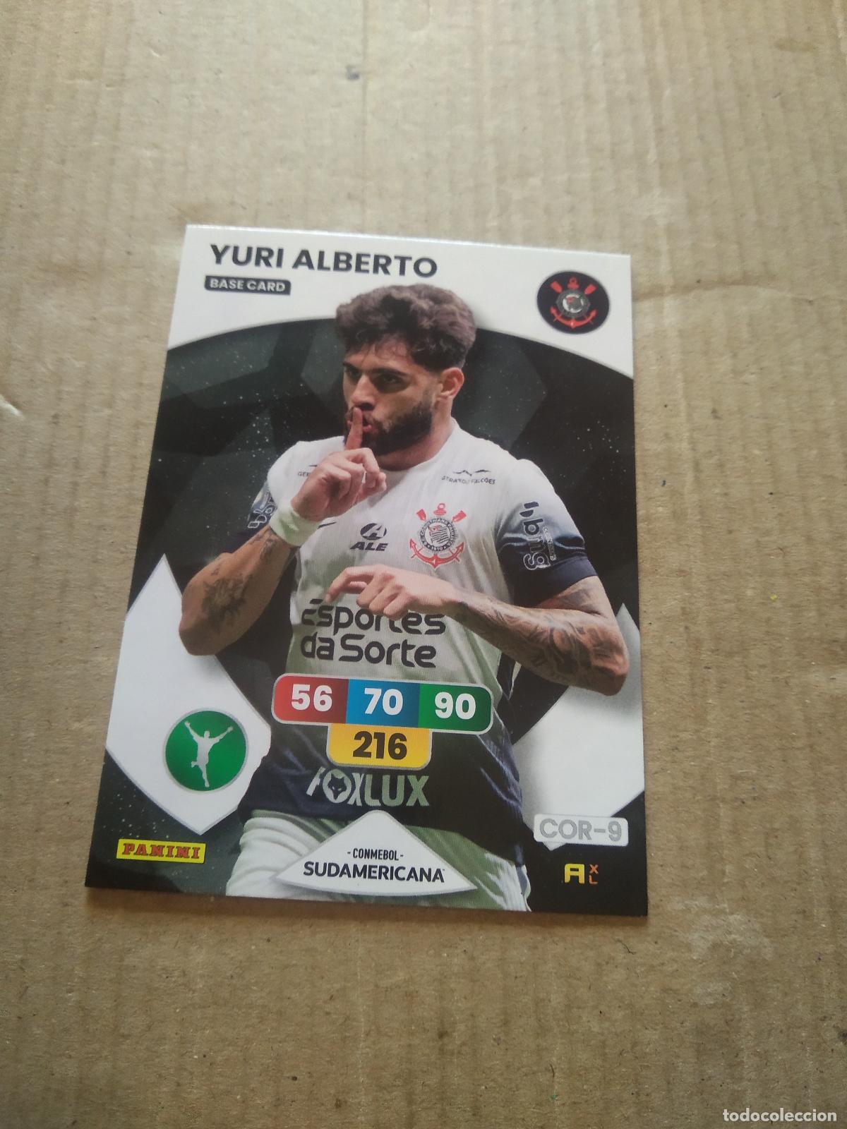 Fu&szlig;ball-Sticker: YURI ALBERTO CORINTHIANS CROMO FUTBOL PANINI ADRENALYN CONMEBOL LIBERTADORES SUDAMERICANA 2024