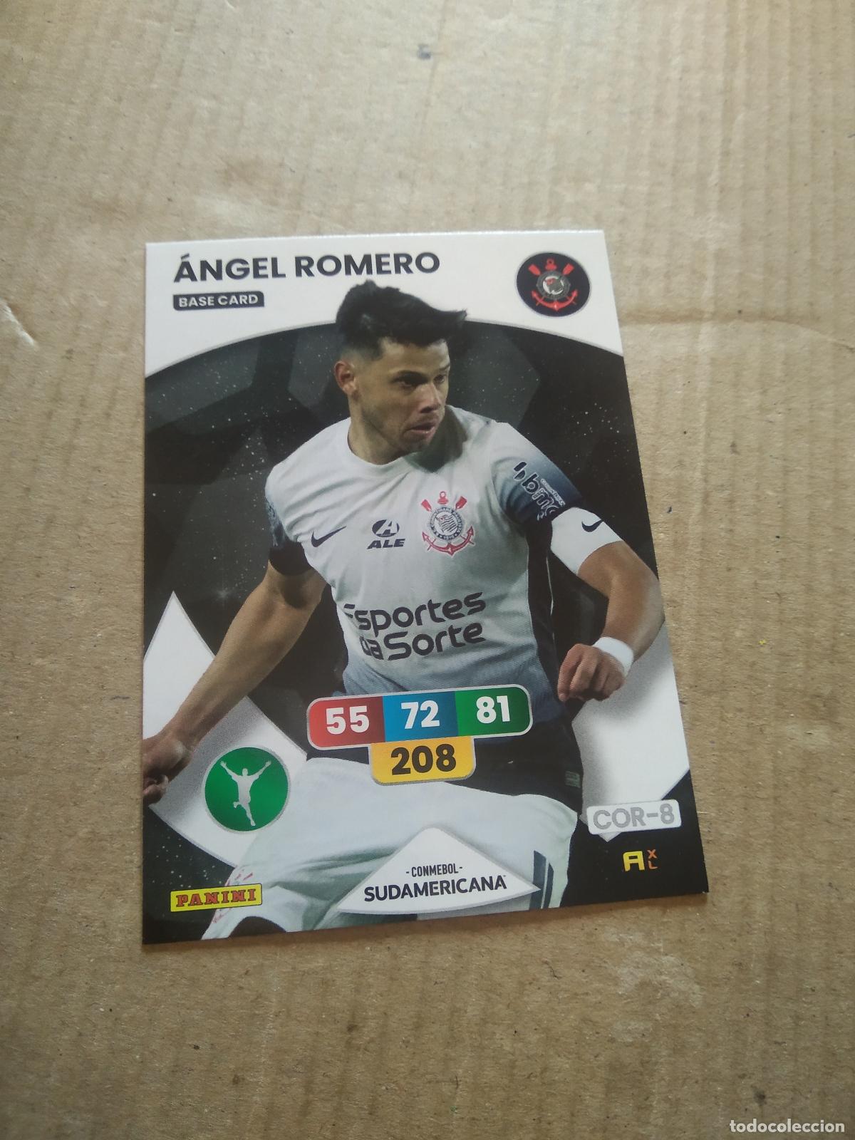 Fu&szlig;ball-Sticker: ANGEL ROMERO CORINTHIANS CROMO FUTBOL PANINI ADRENALYN CONMEBOL LIBERTADORES SUDAMERICANA 2024