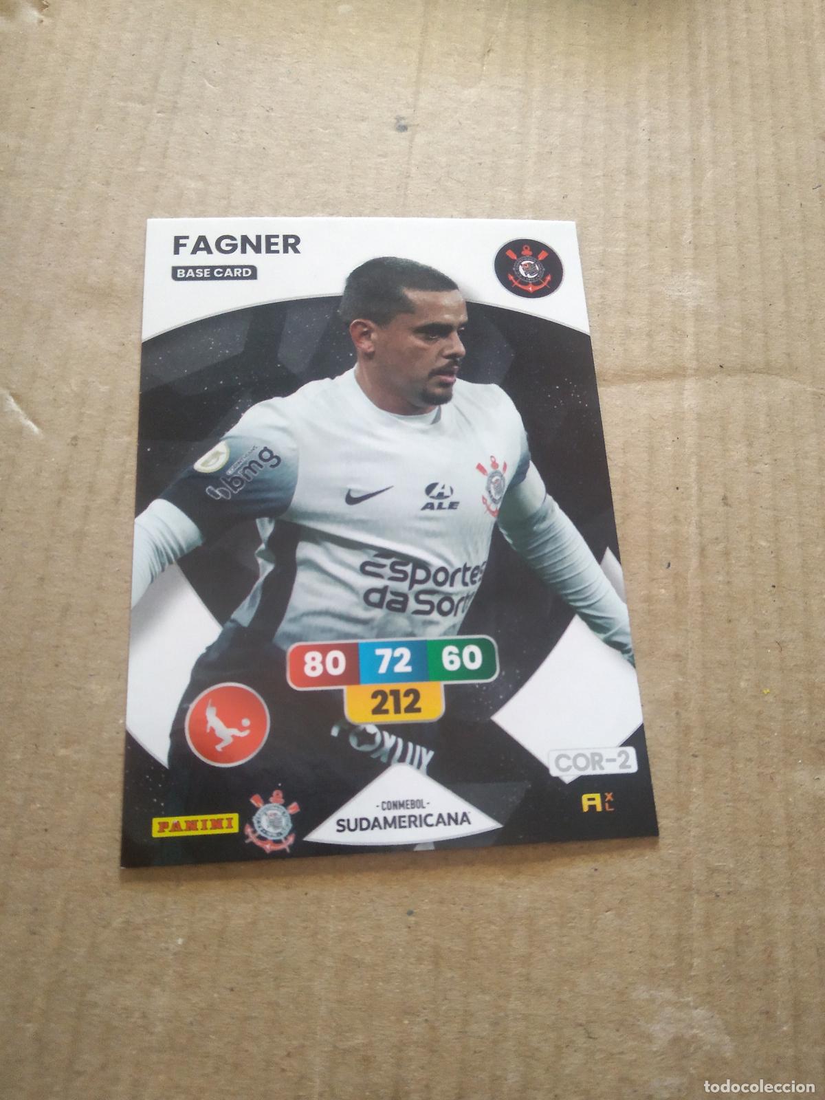 Fu&szlig;ball-Sticker: FAGNER CORINTHIANS CROMO FUTBOL PANINI ADRENALYN CONMEBOL LIBERTADORES SUDAMERICANA 2024