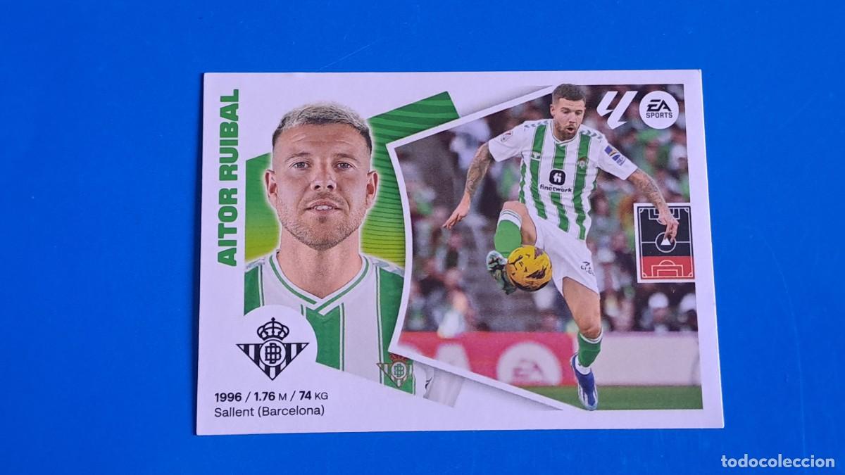 Cromos de Futebol: LIGA ESTE 2024 2025 24 25 N&ordm; 9 AITOR RUBIAL BETIS NUEVO SIN PEGAR