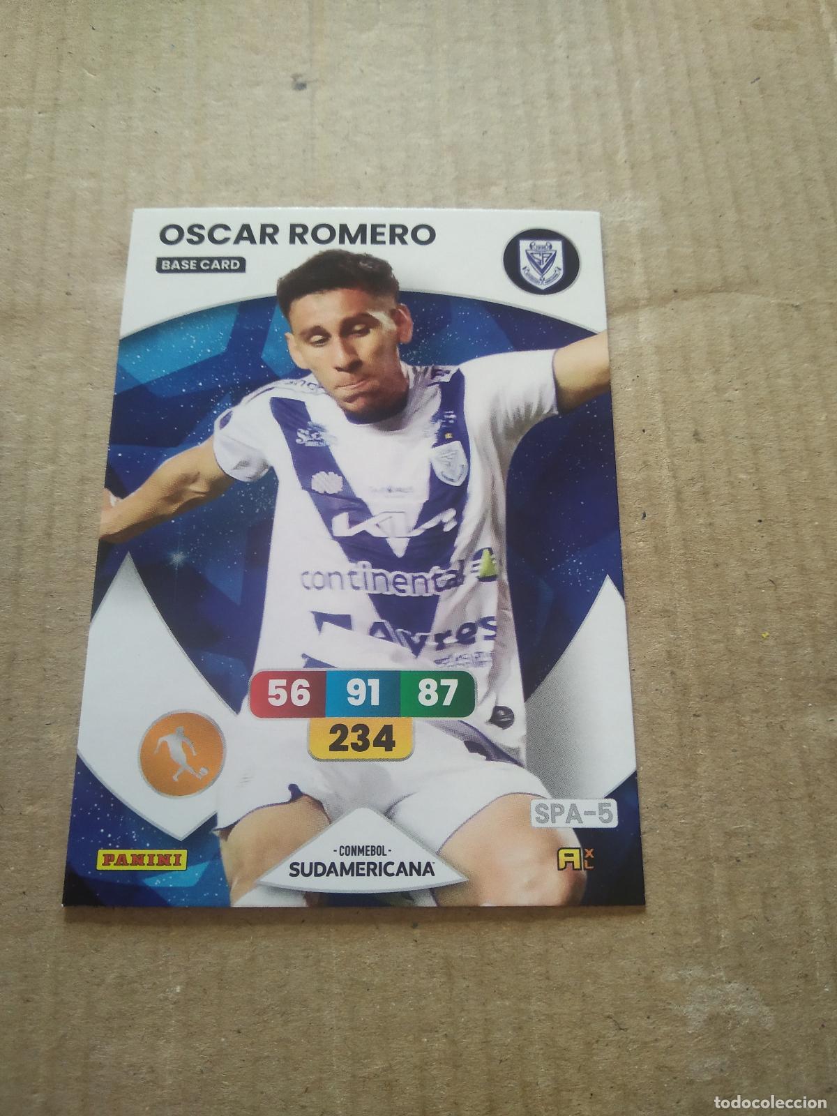 Cromos de Futebol: OSCAR ROMERO S. AMELIANO CROMO FUTBOL PANINI ADRENALYN CONMEBOL LIBERTADORES SUDAMERICANA 2024