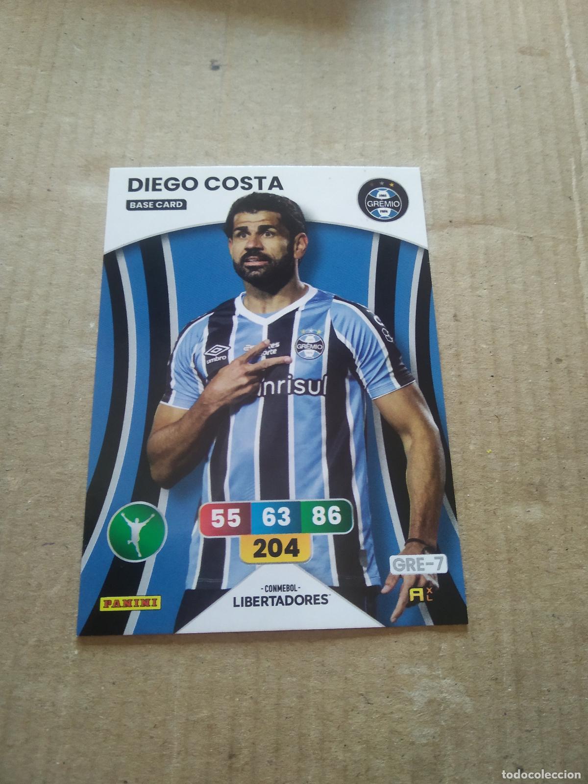 Cromos de Futebol: DIEGO COSTA GREMIO CROMO FUTBOL PANINI ADRENALYN CONMEBOL LIBERTADORES SUDAMERICANA 2024
