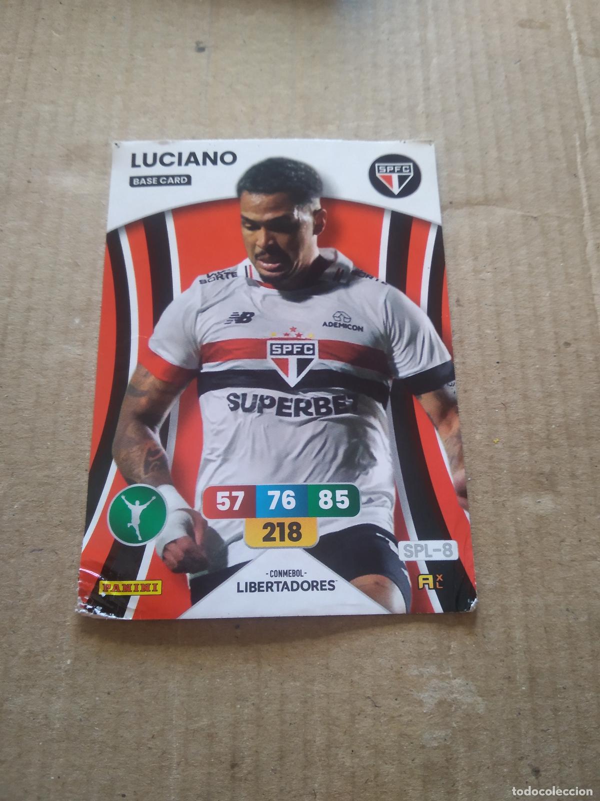 Cromos de Futebol: LUCIANO SAO PAULO CROMO FUTBOL PANINI ADRENALYN CONMEBOL LIBERTADORES SUDAMERICANA 2024