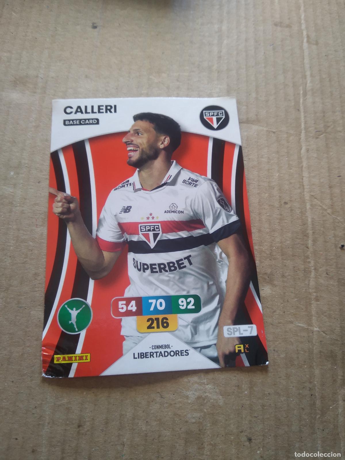 Cromos de Futebol: CALLERI SAO PAULO CROMO FUTBOL PANINI ADRENALYN CONMEBOL LIBERTADORES SUDAMERICANA 2024