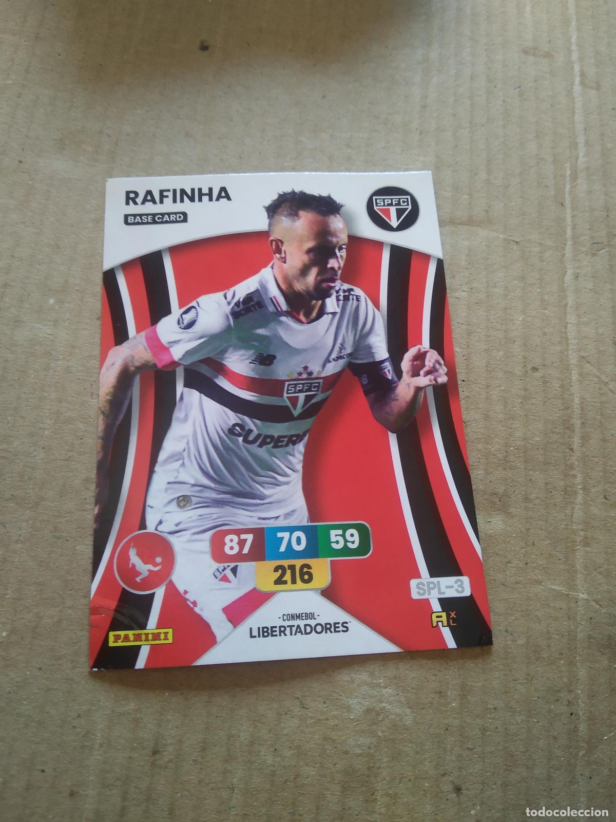 Cromos de F&uacute;tbol: RAFINHA SAO PAULO CROMO FUTBOL PANINI ADRENALYN CONMEBOL LIBERTADORES SUDAMERICANA 2024