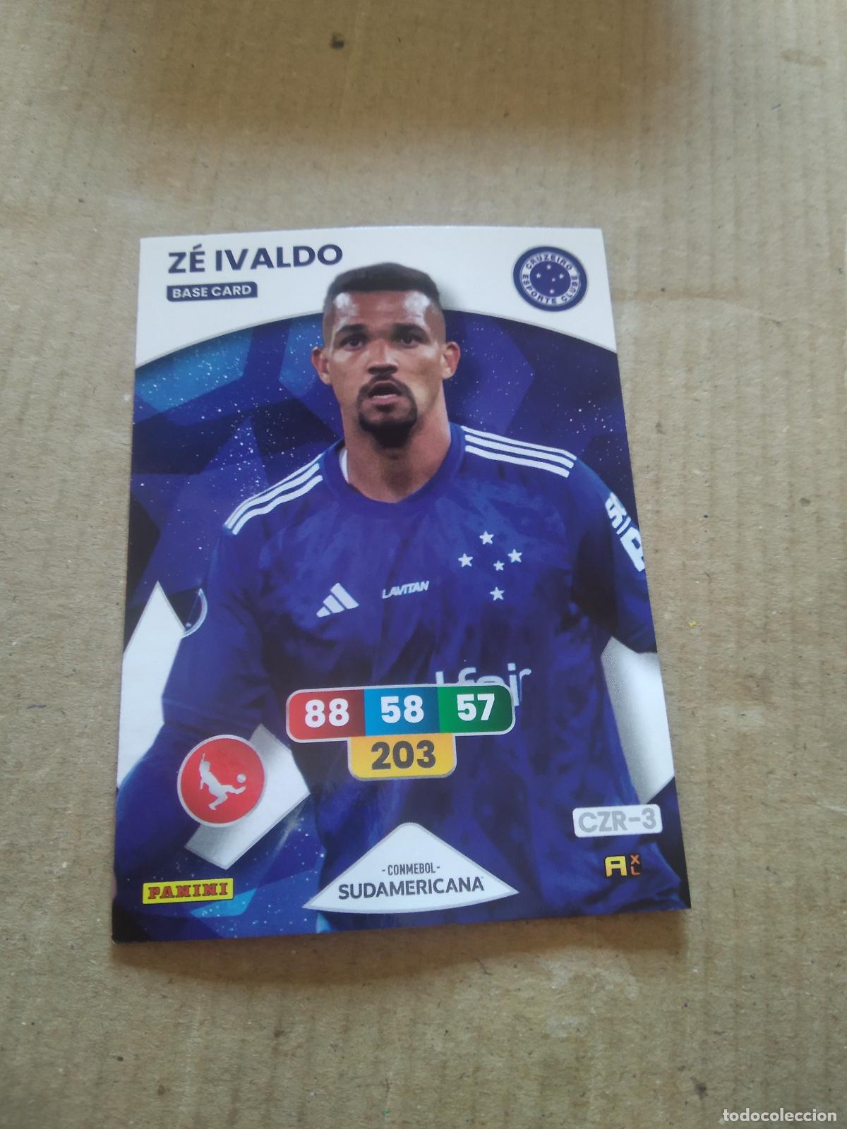 Cromos de F&uacute;tbol: ZE IVALDO CRUZEIRO CROMO FUTBOL PANINI ADRENALYN CONMEBOL LIBERTADORES SUDAMERICANA 2024