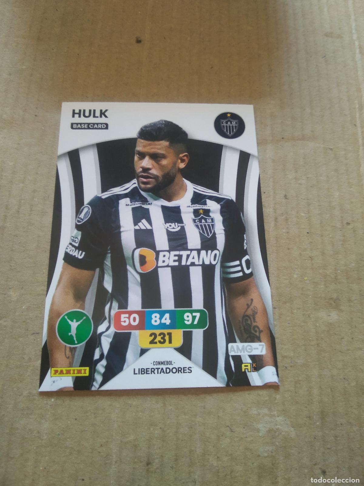 Cromos de F&uacute;tbol: HULK ATLETICO MINEIRO CROMO FUTBOL PANINI ADRENALYN CONMEBOL LIBERTADORES SUDAMERICANA 2024
