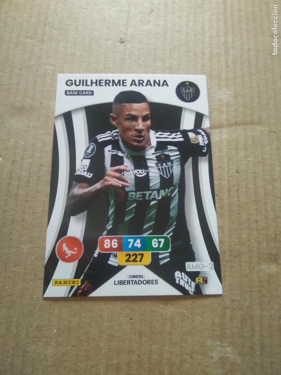 Cromos de F&uacute;tbol: ARANA ATLETICO MINEIRO CROMO FUTBOL PANINI ADRENALYN CONMEBOL LIBERTADORES SUDAMERICANA 2024