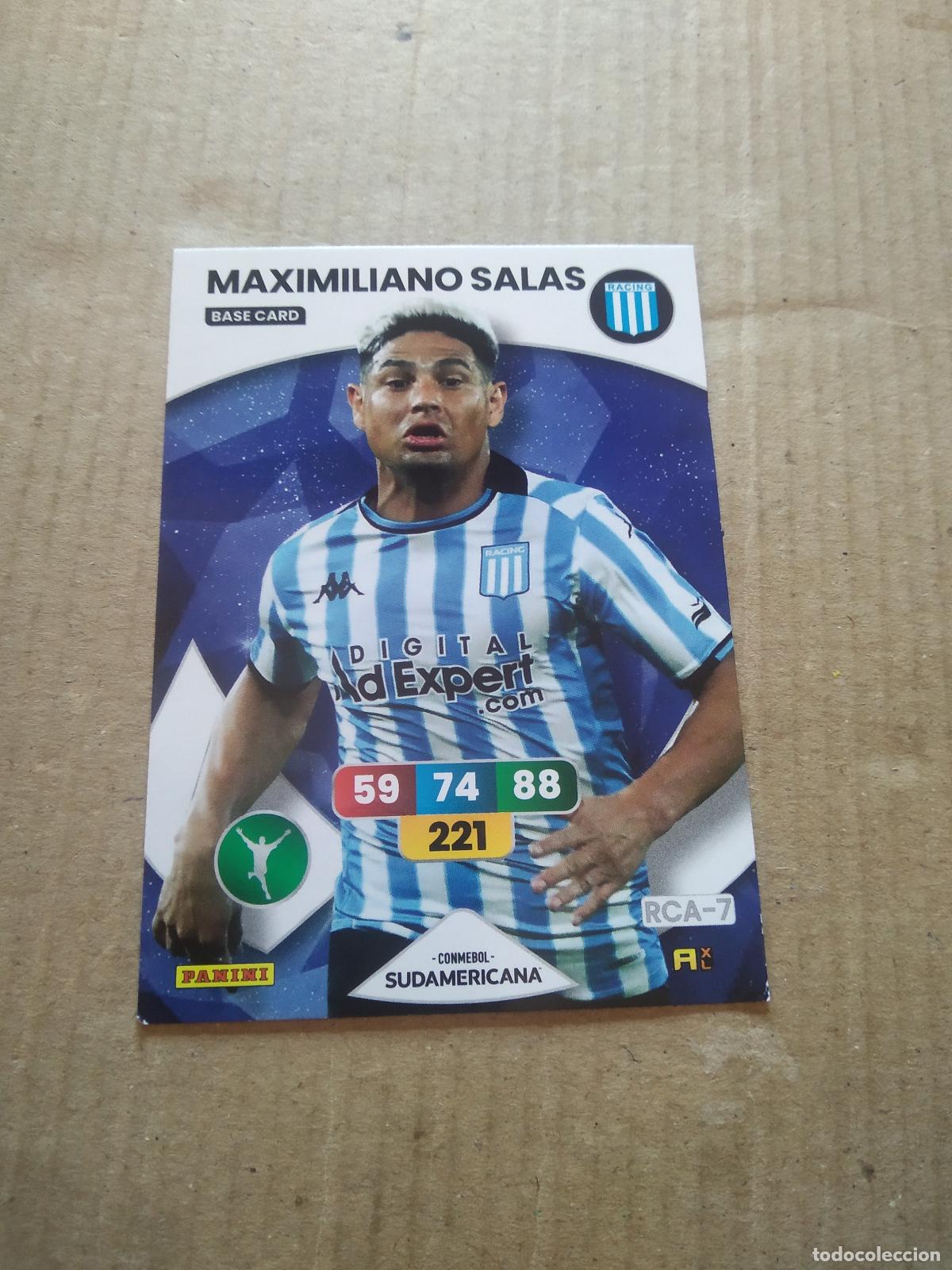 Cromos de Futebol: MAXIMILIANO SALAS RACING CROMO FUTBOL PANINI ADRENALYN CONMEBOL LIBERTADORES SUDAMERICANA 2024