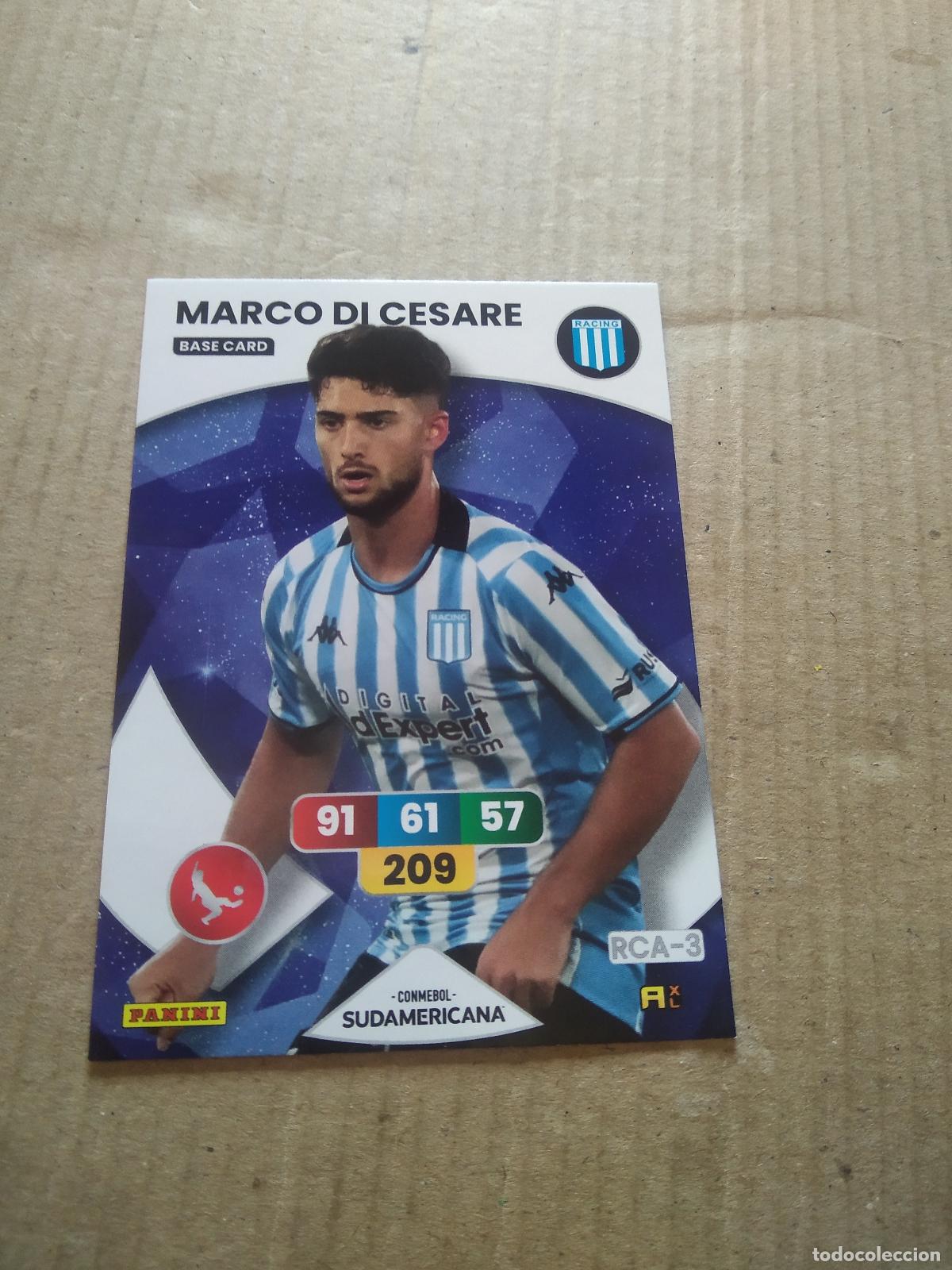 Cromos de Futebol: MARCO DI CESARE RACING CROMO FUTBOL PANINI ADRENALYN CONMEBOL LIBERTADORES SUDAMERICANA 2024