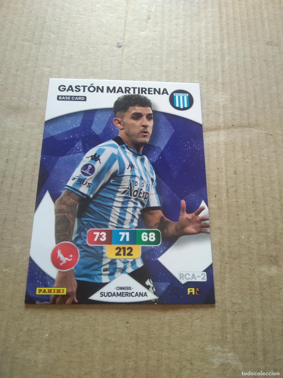 Cromos de Futebol: GASTON MARTIRENA RACING CROMO FUTBOL PANINI ADRENALYN CONMEBOL LIBERTADORES SUDAMERICANA 2024