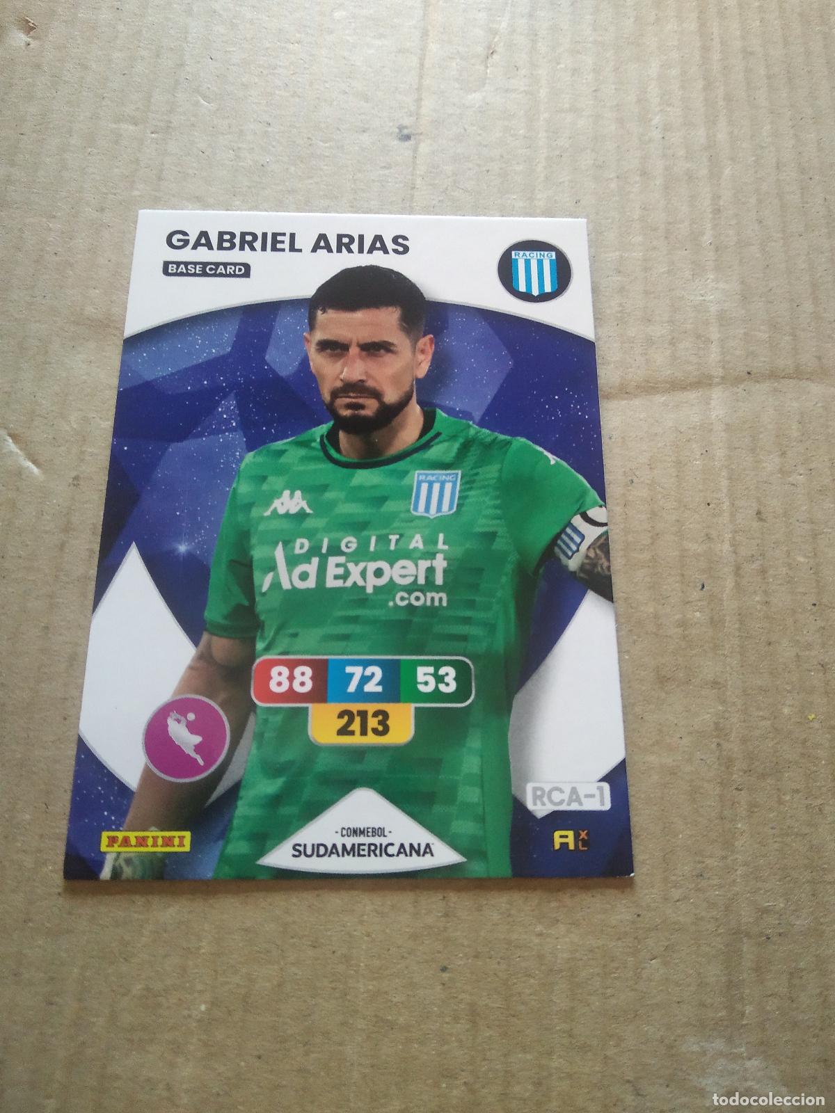 Cromos de Futebol: GABRIEL ARIAS RACING CROMO FUTBOL PANINI ADRENALYN CONMEBOL LIBERTADORES SUDAMERICANA 2024