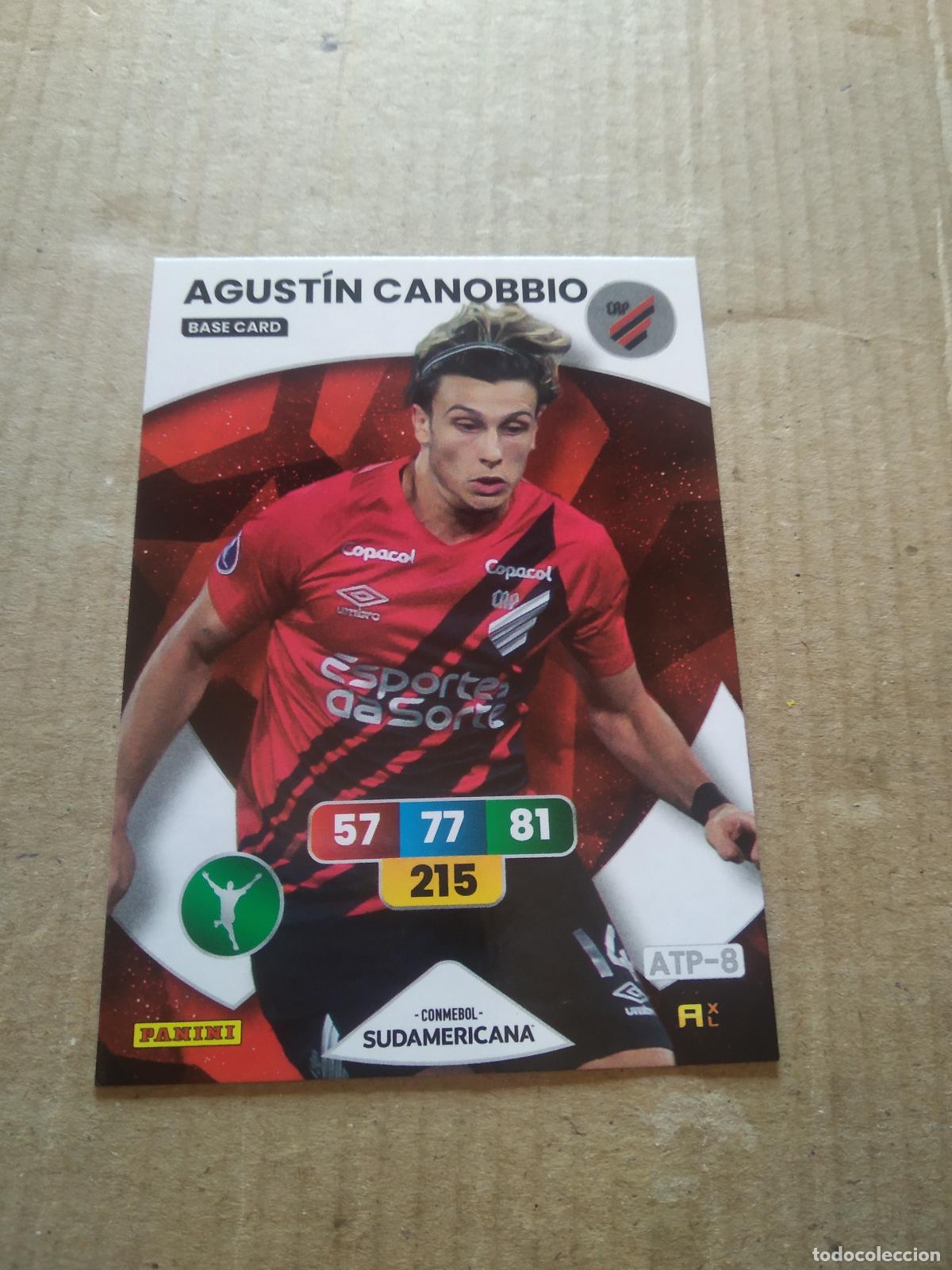 Cromos de Futebol: AGUSTIN CANOBBIO Paranaense CROMO FUTBOL PANINI ADRENALYN CONMEBOL LIBERTADORES SUDAMERICANA 2024