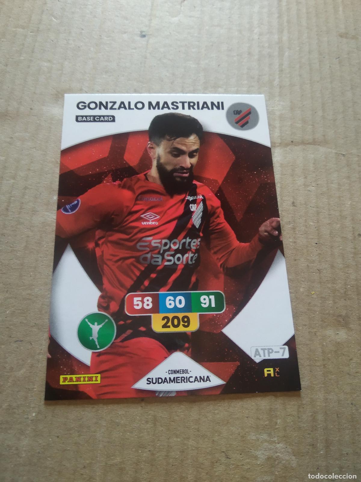 Cromos de Futebol: GONZALO MASTRIANI Paranaense CROMO FUTBOL PANINI ADRENALYN CONMEBOL LIBERTADORES SUDAMERICANA 2024