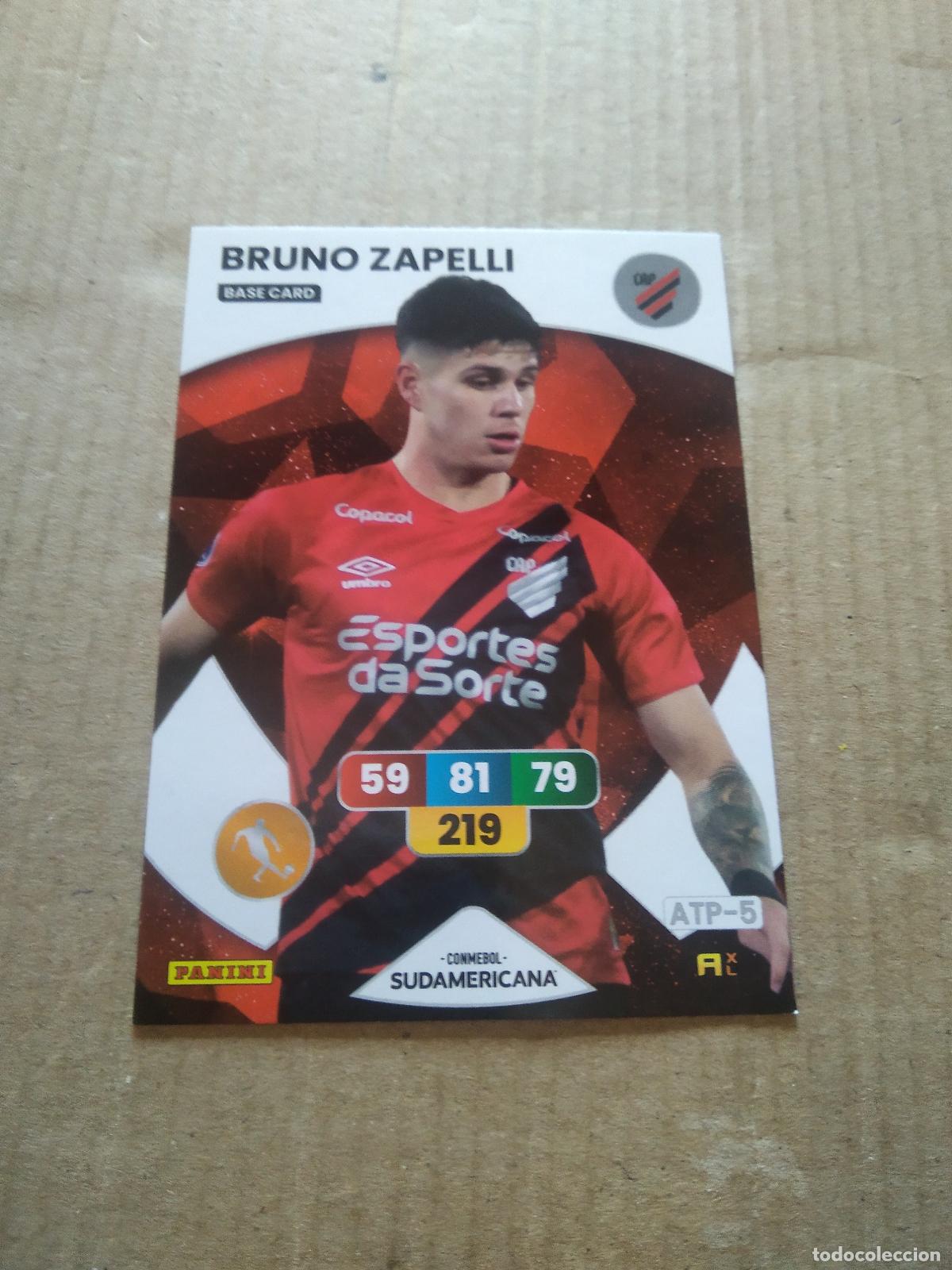 Cromos de Futebol: BRUNO ZAPELLI Paranaense CROMO FUTBOL PANINI ADRENALYN CONMEBOL LIBERTADORES SUDAMERICANA 2024