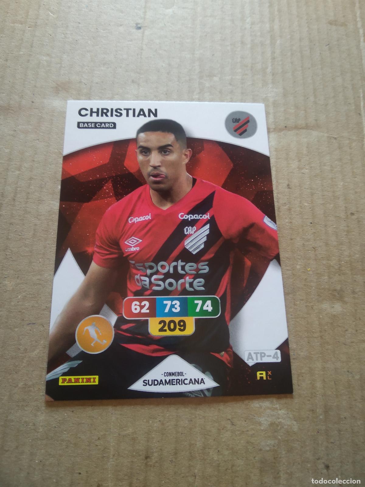 Cromos de F&uacute;tbol: CHRISTIAN Paranaense CROMO FUTBOL PANINI ADRENALYN CONMEBOL LIBERTADORES SUDAMERICANA 2024