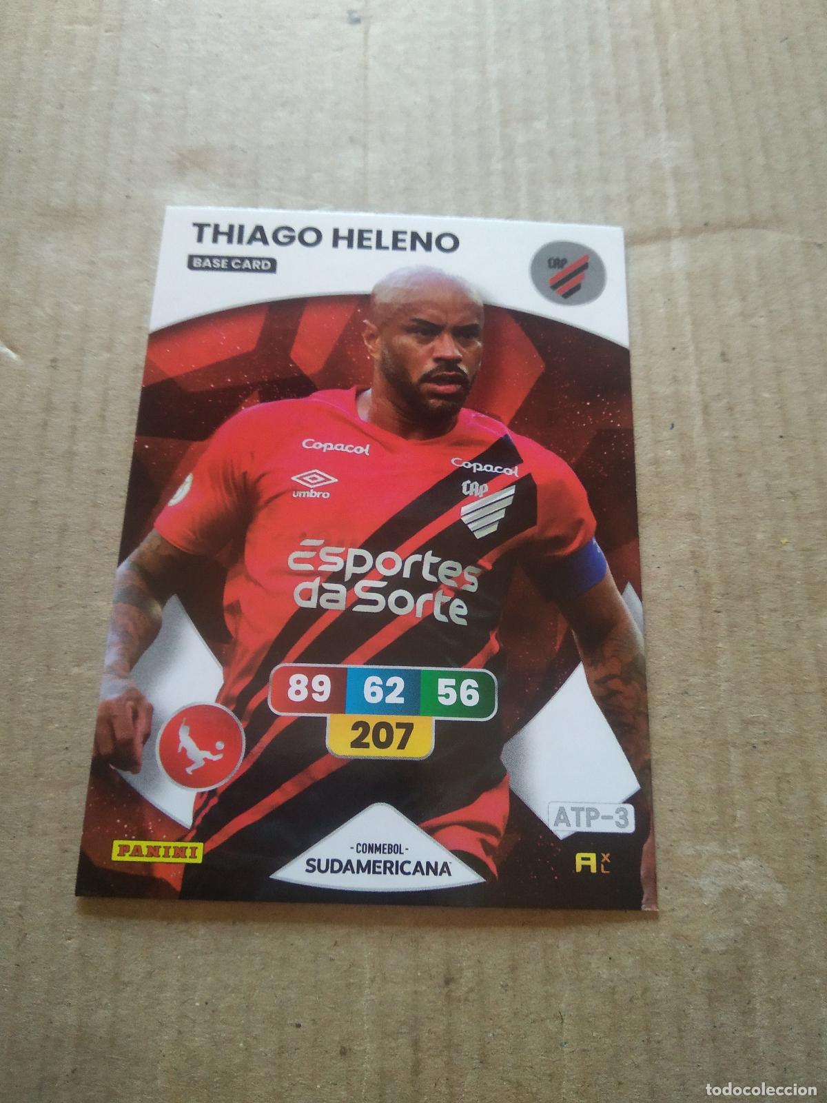 Cromos de F&uacute;tbol: THIAGO HELENO Paranaense CROMO FUTBOL PANINI ADRENALYN CONMEBOL LIBERTADORES SUDAMERICANA 2024