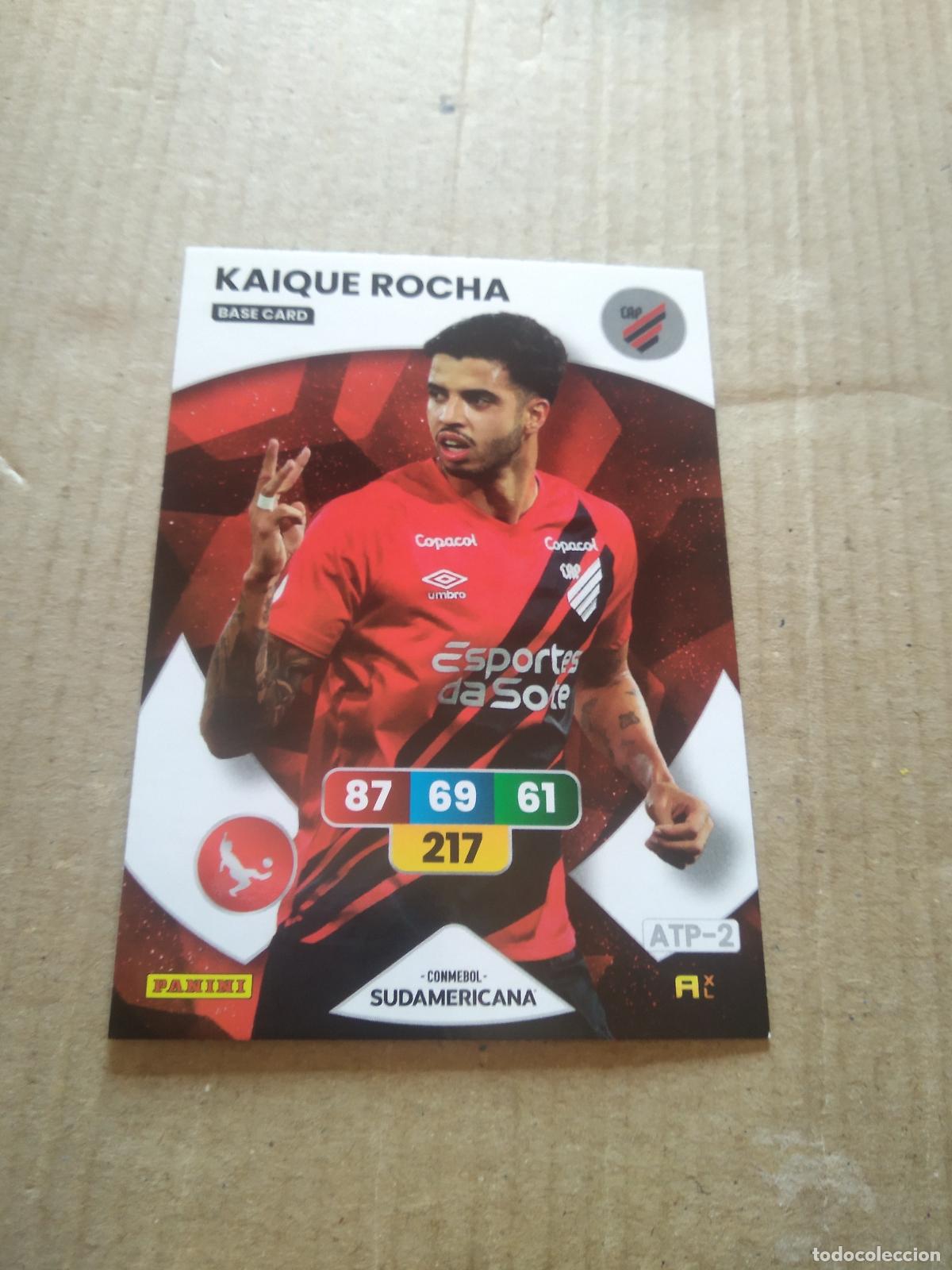 Cromos de F&uacute;tbol: KAIQUE ROCHA Paranaense CROMO FUTBOL PANINI ADRENALYN CONMEBOL LIBERTADORES SUDAMERICANA 2024