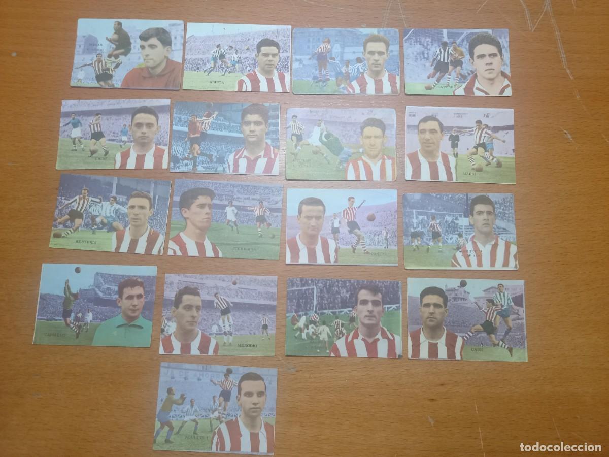 Cromos de F&uacute;tbol: CROMOS FHER ATHLETIC 17 CROMOS 62-63