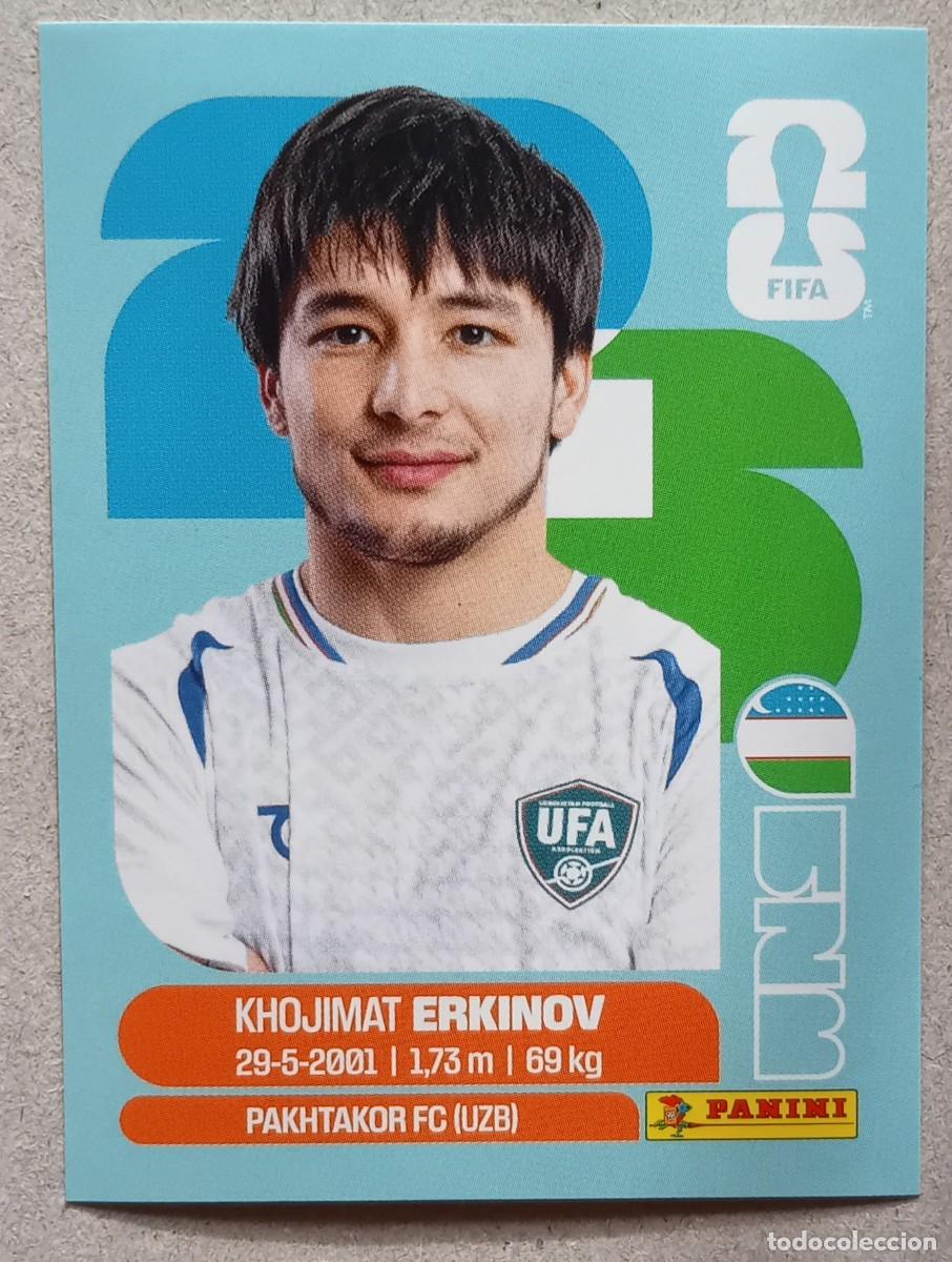 Cromos de F&uacute;tbol: Figurina Panini 2026 Cromo World Cup Usa Mundial 2026 Khojmat Erkinov Uzbekistan n UZB 15