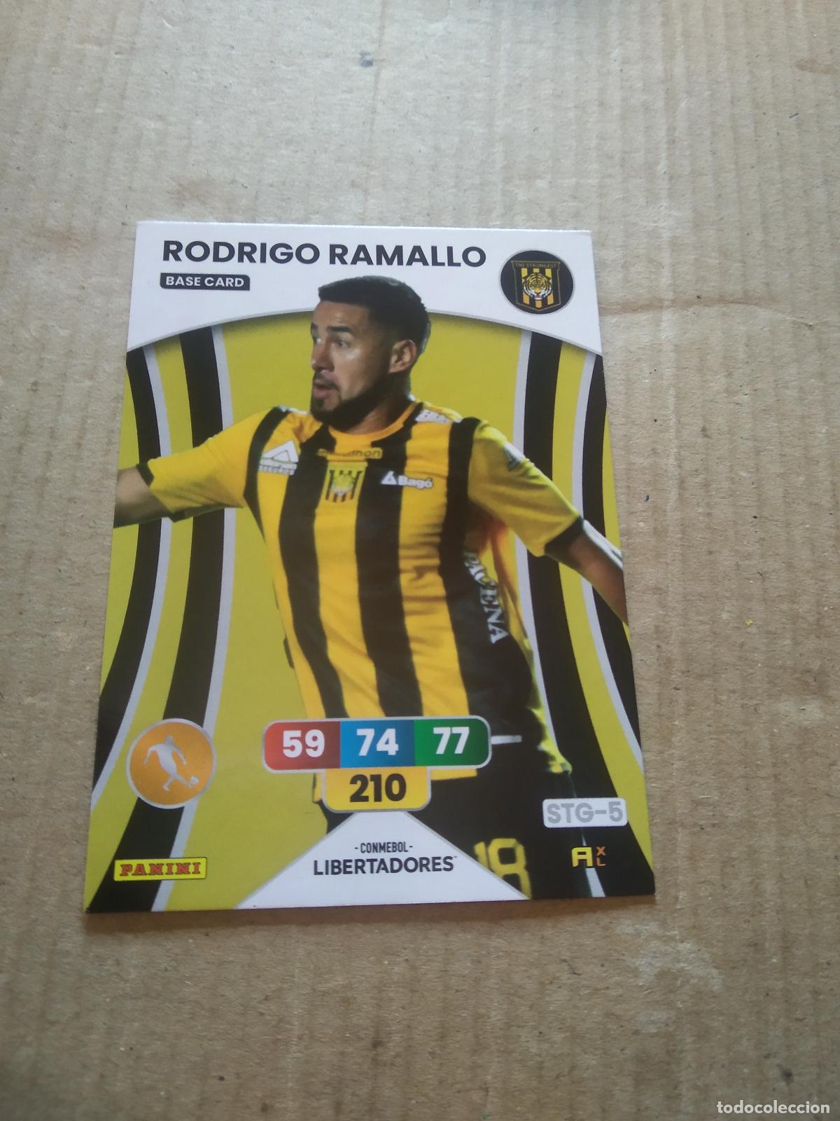 Cromos de F&uacute;tbol: RODRIGO RAMALLO THE STRONGEST CROMO FUTBOL PANINI ADRENALYN CONMEBOL LIBERTADORES SUDAMERICANA 2024