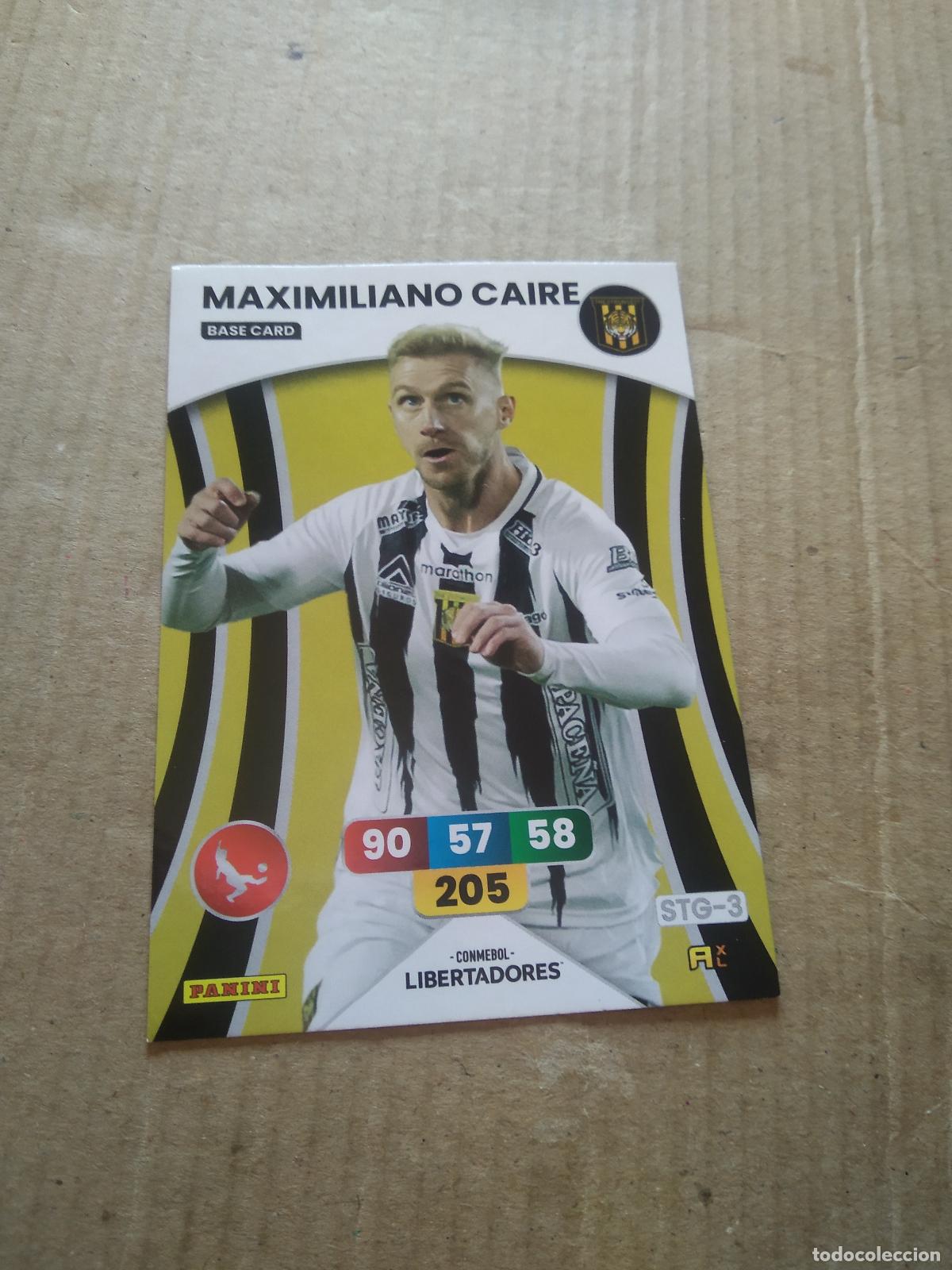 Cromos de F&uacute;tbol: MAXI CAIRE THE STRONGEST CROMO FUTBOL PANINI ADRENALYN CONMEBOL LIBERTADORES SUDAMERICANA 2024