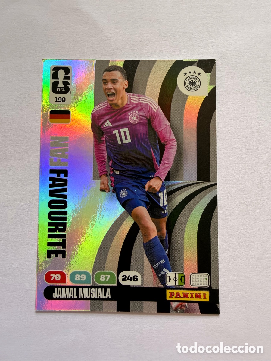 Football Stickers: Jamas Musiala (190) - ALEMANIA