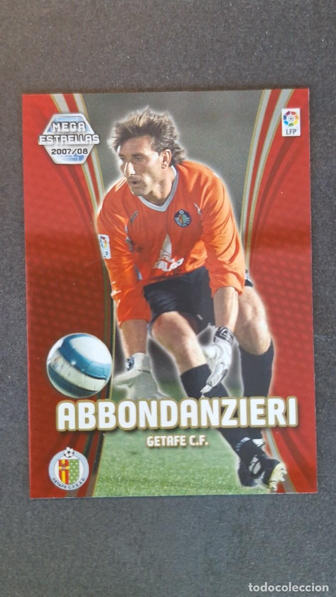 Figurine di Calcio: L3 ABBONDANZIERI GETAFE C. F. MEGA ESTRELLAS 362 PANINI MEGACRACKS 2007 2008 07 08
