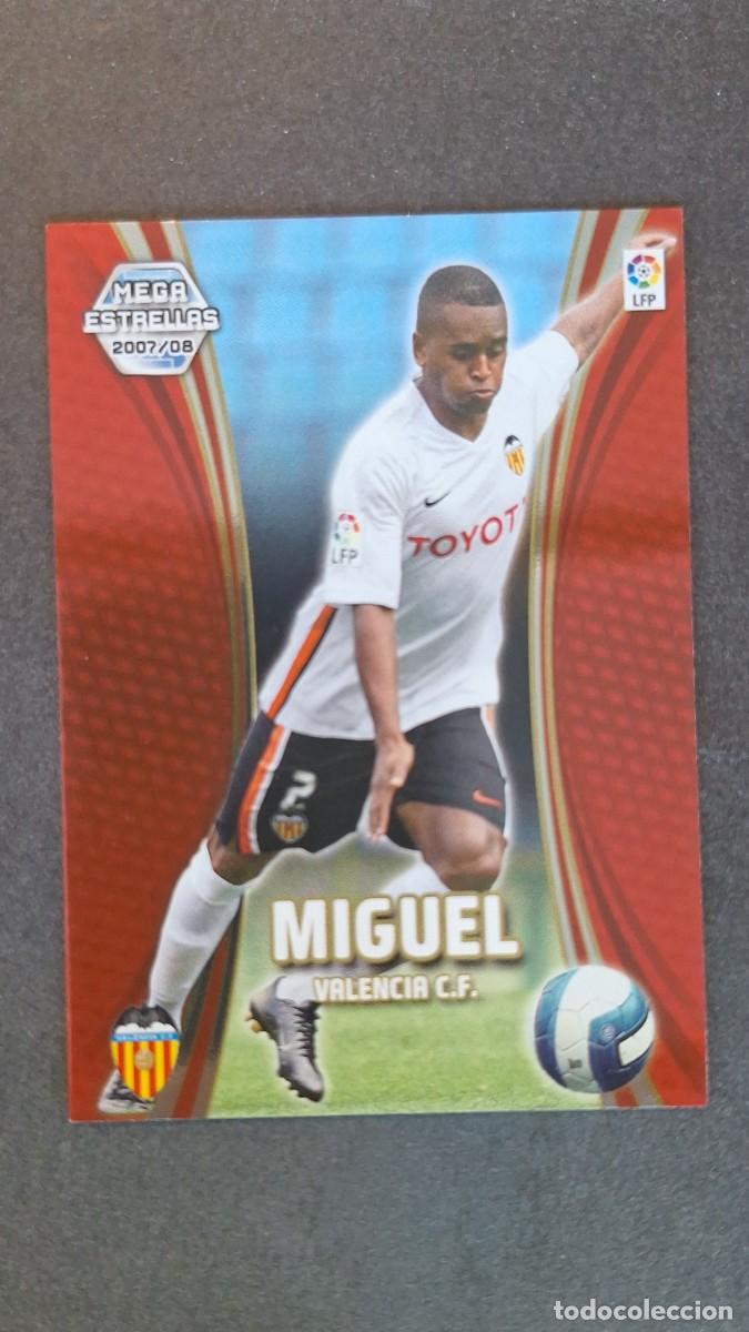 Figurine di Calcio: L3 MIGUEL VALENCIA C. F. MEGA ESTRELLAS 364 PANINI MEGACRACKS 2007 2008 07 08