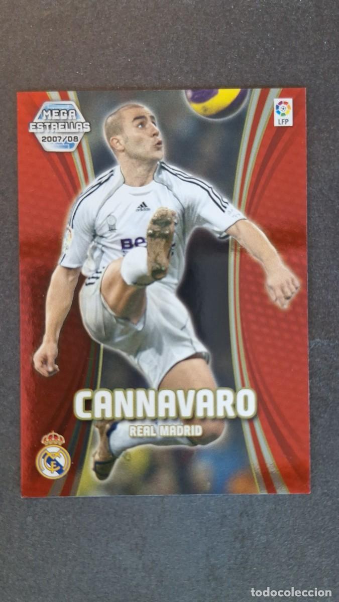 Cromos de F&uacute;tbol: L3 CANNAVARO REAL MADRID MEGA ESTRELLAS 368 PANINI MEGACRACKS 2007 2008 07 08