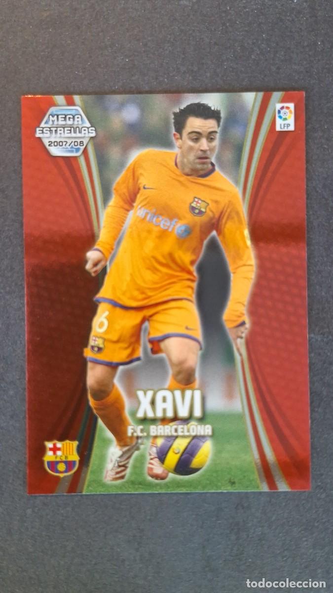 Fu&szlig;ball-Sticker: L3 XAVI F. C. BARCELONA MEGA ESTRELLAS 374 PANINI MEGACRACKS 2007 2008 07 08