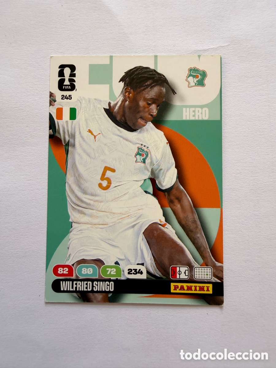 Cartes &agrave; collectionner de Football: Wilfried Singo (245) - COSTA DE MARFIL
