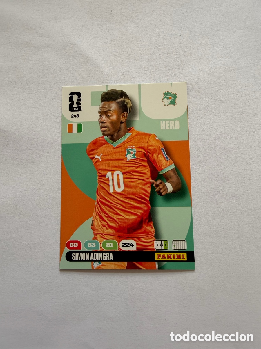 Cartes &agrave; collectionner de Football: Simon Adringa (248) - COSTA DE MARFIL