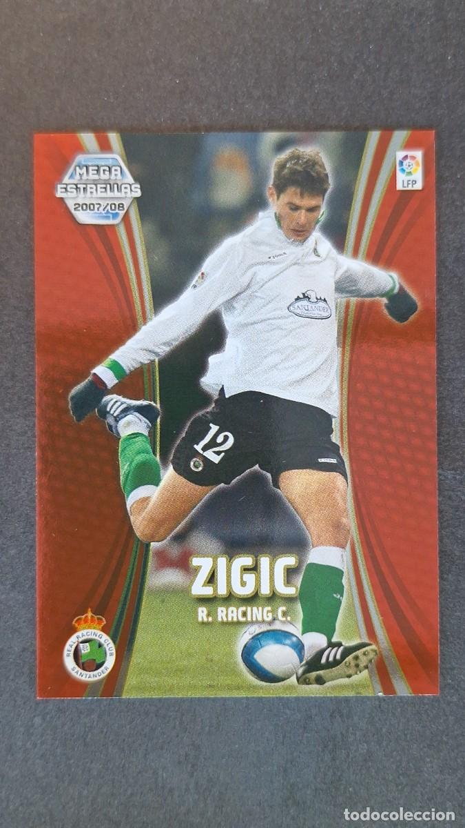 Figurine di Calcio: L3 ZIGIC RACING DE SANTANDER MEGA ESTRELLAS 385 PANINI MEGACRACKS 2007 2008 07 08