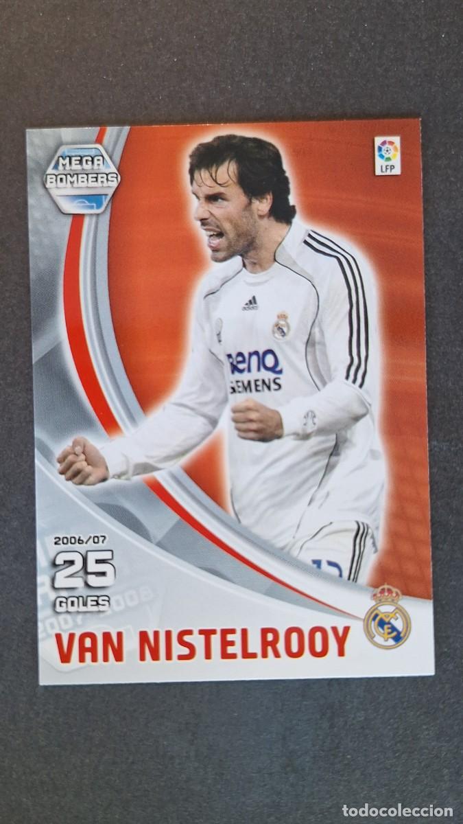 Figurine di Calcio: L3 VAN NISTELROOY REAL MADRID MEGA BOMBERS 388 PANINI MEGACRACKS 2007 2008 07 08