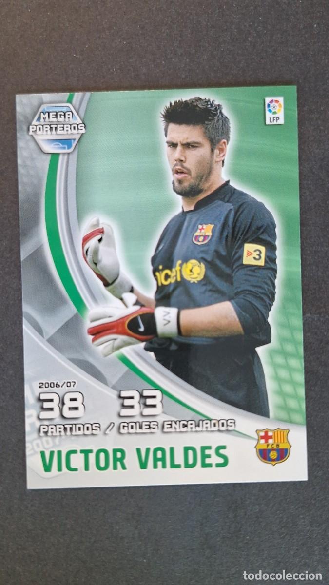 Figurine di Calcio: L3 VICTOR VALDES F. C. BARCELONA MEGA PORTEROS 392 PANINI MEGACRACKS 2007 2008 07 08