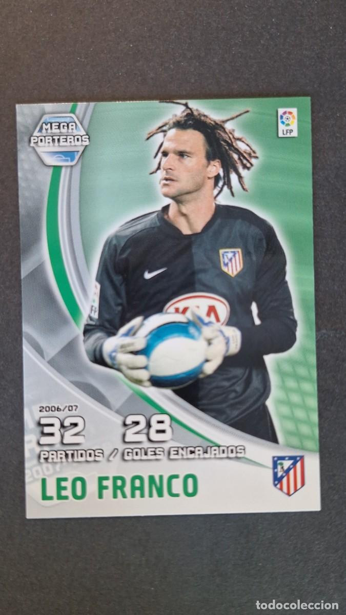 Cromos de F&uacute;tbol: L3 LEO FRANCO ATLETICO DE MADRID MEGA PORTEROS 393 PANINI MEGACRACKS 2007 2008 07 08