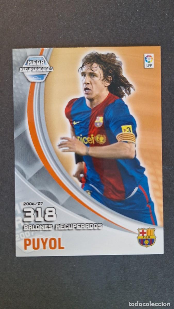 Cromos de F&uacute;tbol: L3 PUYOL F. C. BARCELONA MEGA RECUPERADORES 399 PANINI MEGACRACKS 2007 2008 07 08