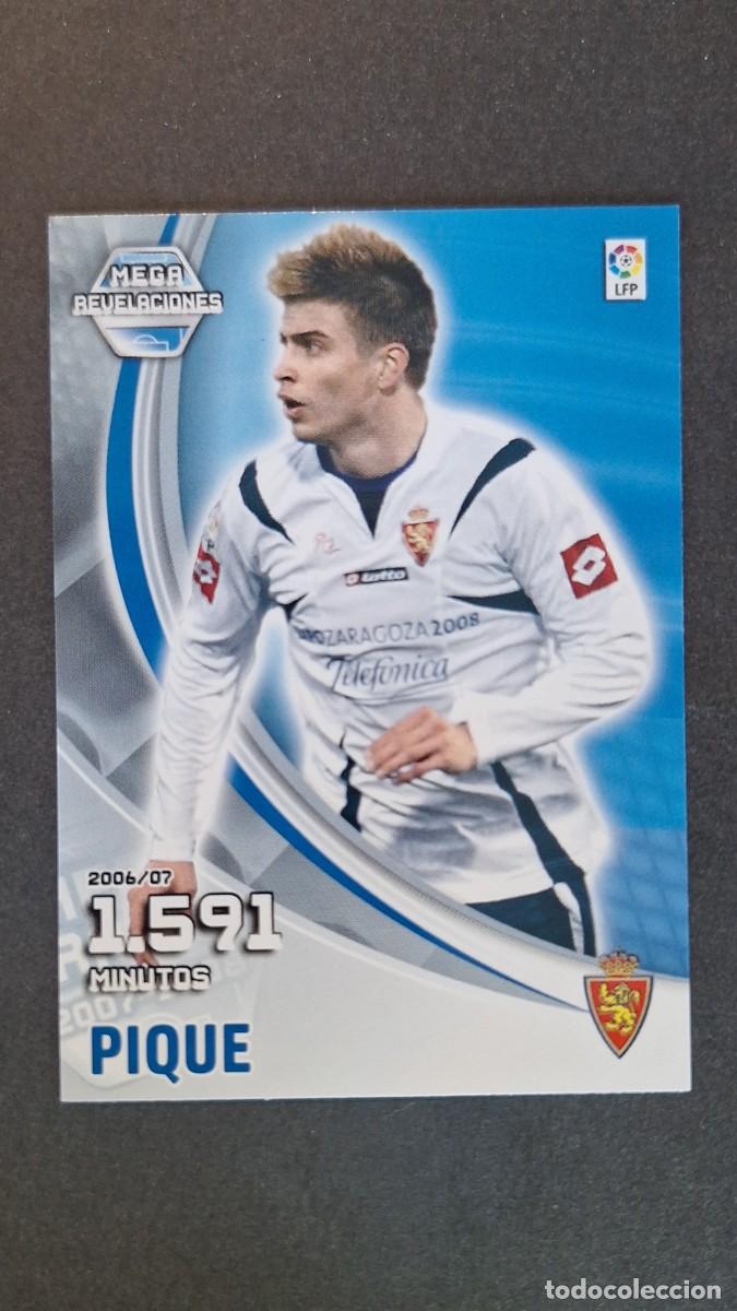 Cromos de F&uacute;tbol: L3 PIQUE REAL ZARAGOZA MEGA REVELACIONES 401 PANINI MEGACRACKS 2007 2008 07 08