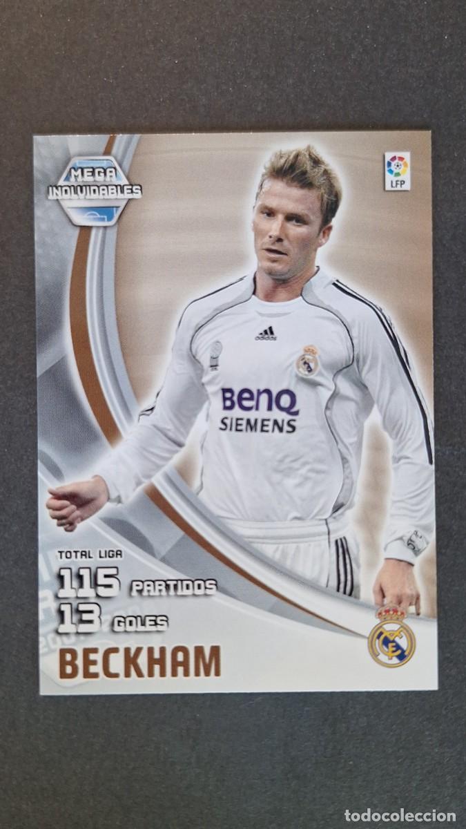 Cromos de F&uacute;tbol: L3 BECKHAM REAL MADRID MEGA INOLVIDABLES 403 PANINI MEGACRACKS 2007 2008 07 08